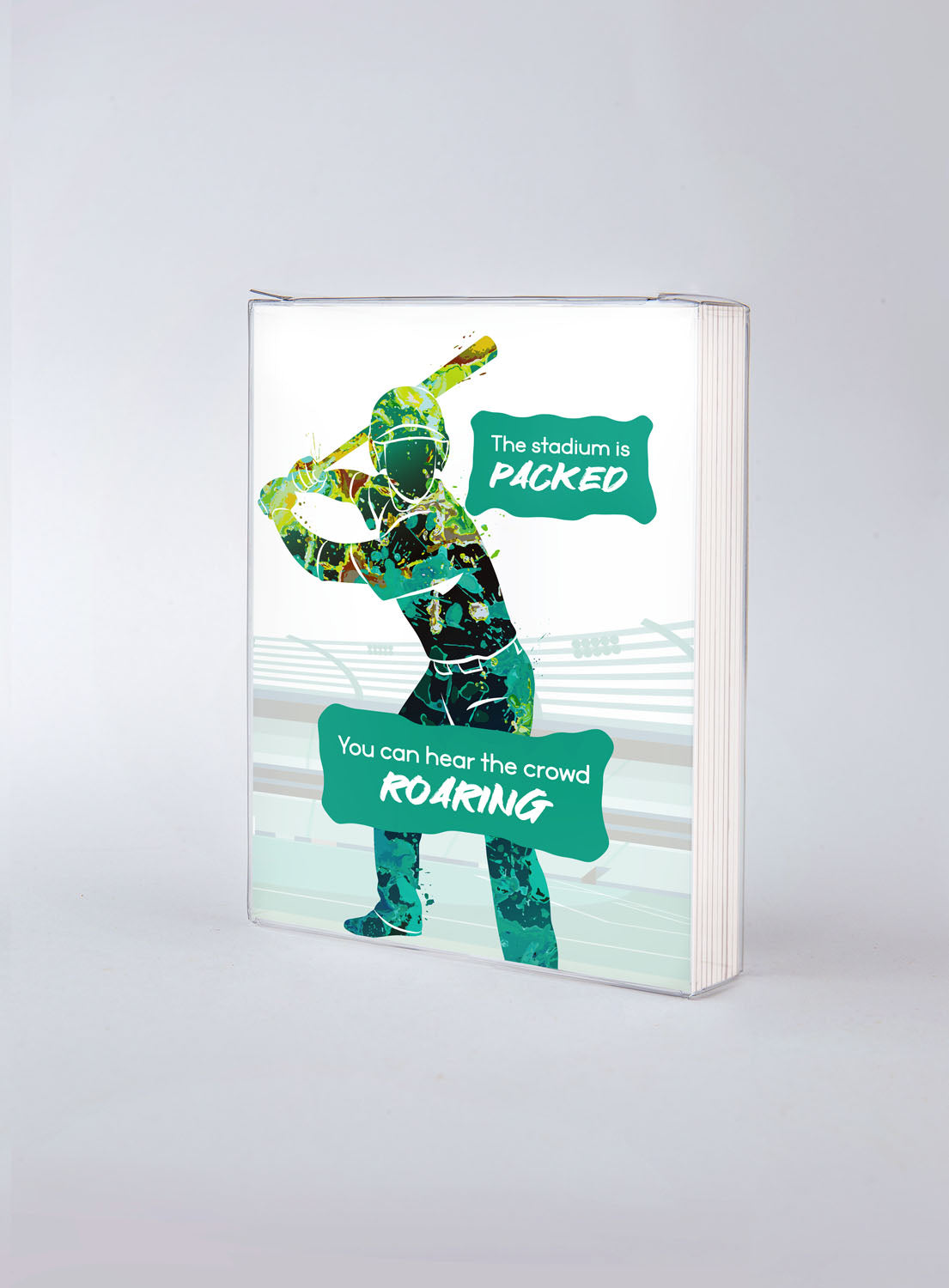 Open Sesame Cards - box cover front 'The Stadium is Packed’.